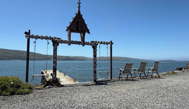 Waterfront Carriage House on Tomales Bay with Private Dock