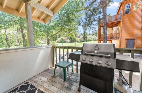 Moonridge Condo | Bear Mountain Escape - Walk to Bear Mountain, Fireplace, Deck, Barbecue